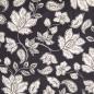 Preview: Viskose Leinen - helle Blumen auf grau